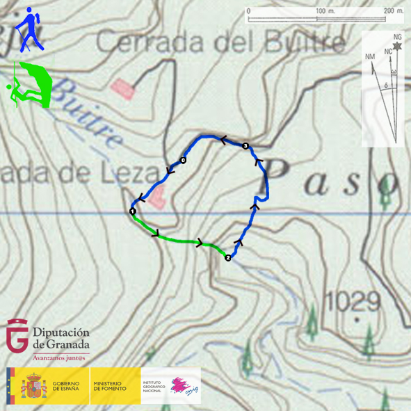 Mapa Barranco del Buitre Web